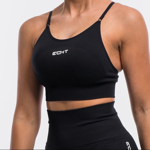ECHT Arise Key Sports Bra Black Size Large - Picture 2 of 7